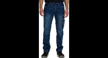 247 Rhino S20 -Worker fit, medium blue stretch denim W40-L32