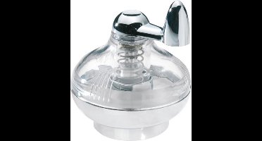 Westmark Nootmuskaatmolen, met opslagruimte, kunststof/roestvrij staal, zilver/doorzichtig, 69572260