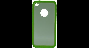 Xccess Apple iPhone 4 Transparant Rubber Case Green