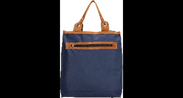 No label Basics Boodschappentas - Blauw.