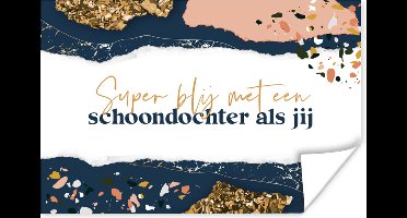 Poster Dochter - Quotes - Design - 30x20 cm - Kerstversiering - Kerstdecoratie voor binnen - Kerstmis
