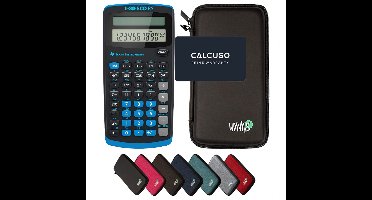 TI-30 ECO RS incl. WYNGS Beschermhoes Zwart - Wetenschappelijke Rekenmachine - Basis Pakket