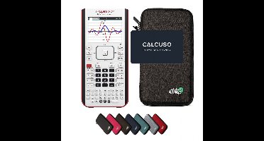 TI-Nspire CX II-T incl. WYNGS Beschermhoes Donkergrijs - Grafische Rekenmachine - Basis Pakket