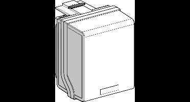 Schneider Electric Canalis KS - Aftakkast voor NF-zekering - Type: 10x38mm - 32A - 3L+N+P