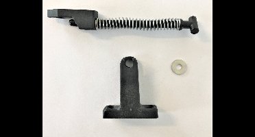 Fjord outdoor Kastklepuitzetter met Veer - zwart