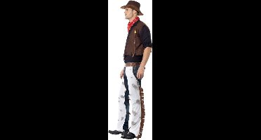 Cowboy Wild West kostuum | Verkleedkleding heren maat L (52-54)