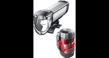 Busch & Müller IXON Core IXXI LED - fietskoplamp - USB oplaadbaar - zwart