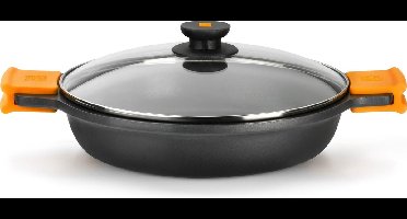 Kookpot BRA Braisogona_A270524 Ø 24 cm Zwart Metaal Aluminium Gehard aluminium Gegoten aluminium 5 L