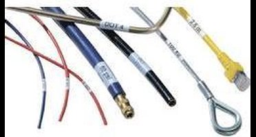 HellermannTyton 598-14020 HSMB-C1-1402-WH Kabeletiket Helasign 12.70 x 12.70 mm Kleur van het label: Wit Aantal etikett