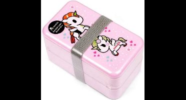 Thumbsup! / TokiDoki - Bento lunchbox / broodtrommel lunchtrommel - 19cm roze