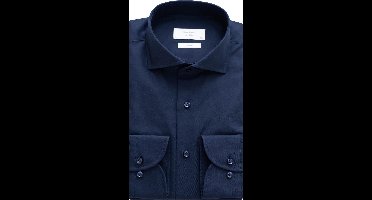 Profuomo Overhemd Heren Navy Katoen