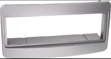 1-DIN Paneel geschikt voor Toyota Avensis/ Celica/ MR2/ RAV4/ Yaris Kleur: Zilver