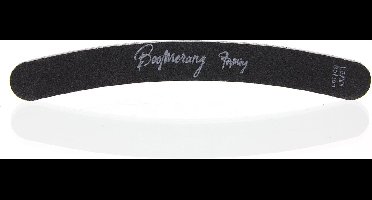 Sibel Nails Nagelvijl Boomerang Zwart 80/100 Vijl 10Stuks