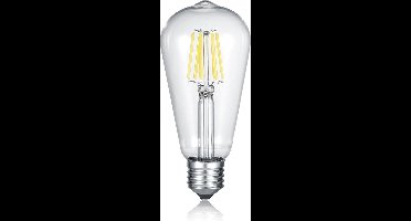 TRIO KOLBEN - Lichtbronnen - Transparant helder - E27 - 6W - 2700K - 600lm