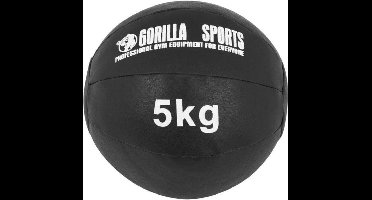 Gorilla Sports Medicijnbal - Medicine Ball - Kunstleer - 5 kg
