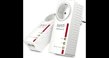 FRITZ!Powerline 1220 - Powerline-adapter - Zonder WiFi - 1200 Mbps - 2-Pack