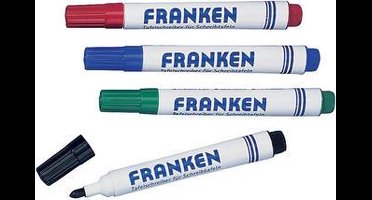 FRANKEN whiteboard marker, lijndikte: 2-6 mm, assorti