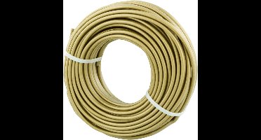 Huishoudsnoer – plat – belastbaar tot 1200W – 2 x 0.75 mm² – 20 m – goud