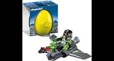 Robo-gangster met spy-glider / Jet d'attaque du Robo-Gang