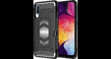 Luxe Armor Hoesje Geschikt Voor Samsung Galaxy A50s/A30s - Zwart