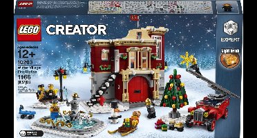 LEGO Creator Expert 10263 Brandweerkazerne in winterdorp