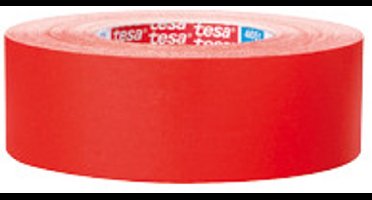 Tesa 4651 textieltape - 50 meter per rol - rood breedte 50 mm