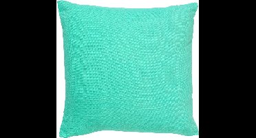 Dutch Decor JAMES - Sierkussen 45x45 cm - duurzaam katoen - effen kleur - Beveled Glass - groen - Inclusief binnenkussen - Luxe kussens voor woonkamer & bank