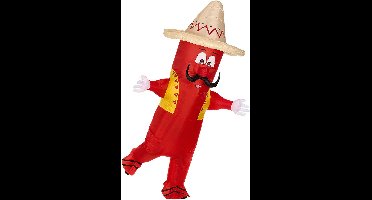 Mexicaans chili peper kostuum opblaasbaar