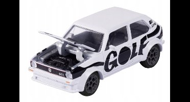 Majorette Deluxe Volkswagen Golf MK1 Wit Metaal 1:64 Nieuw