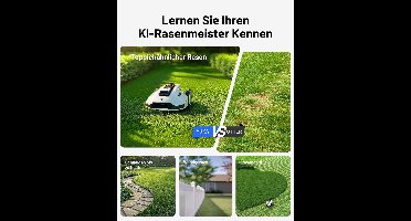 Robot Grasmaaier 3000 m² – Perimeterdraadloos, Ultrasense AI-visie, Hellingshoek tot 45% – Industrialhome