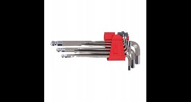 Proline inbussleutelset met kegelkop, 9-delig, 1,5-10mm, S2 staal