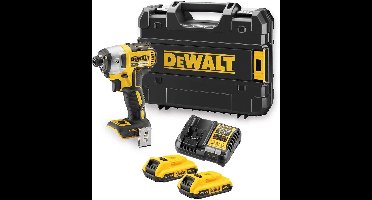 DeWalt DCF887D2 18V Li-Ion accu slagschroevendraaier set (2x 2.0Ah accu) in TSTAK - koolborstelloos