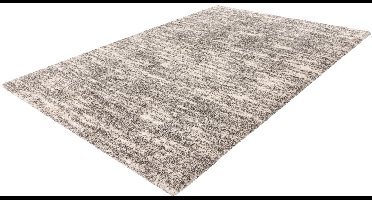 Pierre Cardin Vloerkleed - Shaggy Tapijt - Zacht en Duurzaam - Zilver - Modern Design - Hoogwaardige Kwaliteit