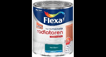 Flexa - Mooi Makkelijk Radiatoren Zijdeglans - Puur Eiland - Mengverf - 0.75 L