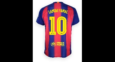 Fc Barcelona 25/26 Lamine Yamal Thuis T-shirt Met Korte Mouwen Rood L Man