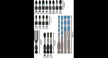 Bosch Professional PRO Impact Mixed Boor-/bitset 20-delig - 2608521U83