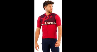 Santini Eroica L´ Korte Mouw Wielertrui Rood M Man