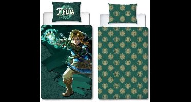 Dekbedovertrek set The Legend of Zelda 25 x 5 x 30 cm Multicolour Bed van 140 2 Onderdelen