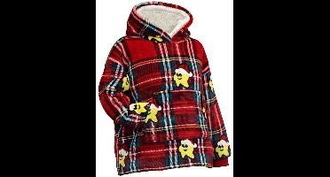 Unique Living - Hoodie Xmas Lucy - 60x67cm - Rood