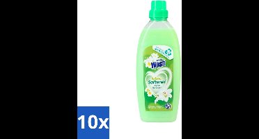 10 x At Home - Wash - Wasverzachter - Joyful Summer - 20 Wasbeurten - Wasverzachter - Wasverzachter Joy Summer - Wasverzachter Voor Kleding - Wasverzachter Voor Alle Stoffen - Wasverzachter Voor Katoen