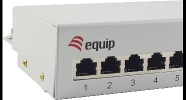 Patchpanel 12x RJ45 Cat6 Desktop grau