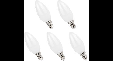 Spectrum LED Lamp E14 5.5W 230V - 650 Lumen - 4000K Neutraal wit - Natuurlijk licht - Energiezuinig - 5 stuks