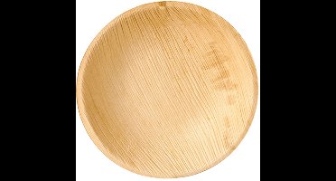 25 Borden, palmblad pure rond Ø 18,5 cm · 2,5 cm