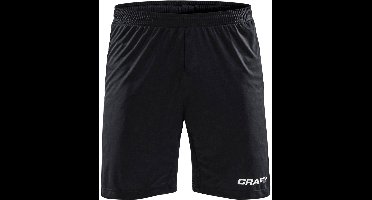 Craft Progress Longer Short Heren - Zwart / Wit | Maat: L