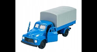Welly Old Timer 1952 Opel Blitz Blauw Metaal Model 1:34