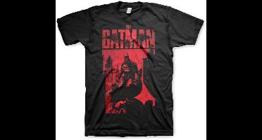 Batman Sketch City T-Shirt Black-M