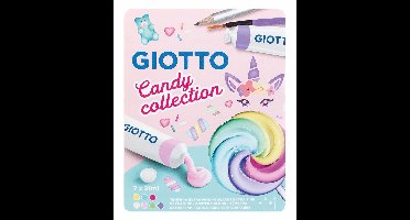Giotto Candy Tubi Tempera 21ml - Set heeft 6 kleuren