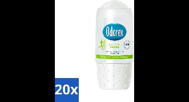 20 x Odorex - Deodorant Roller - Natural Fresh - Natuurlijke Frisheid - 50 ml - Deodorant Roller - Alcoholvrije Deodorant - Natuurlijke Frisheid - Zweetgeur Bestrijding - Huidvriendelijk