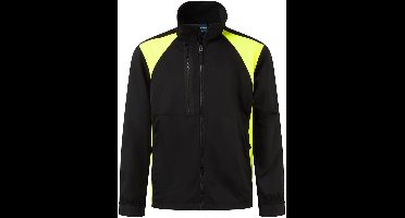Portwest WX2 Stretch Werkjack CD885 - Zwart/Geel - L