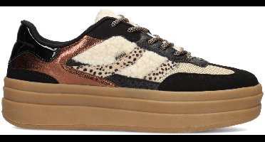 POSH by Poelman BODIE Dames Sneakers - Zwart Met Combinatie